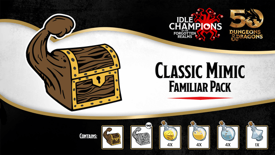 Idle Champions: Classic Mimic Familiar Pack Screenshot
