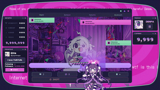 Yunyun Syndrome!?: Rhythm Psychosis Screenshot