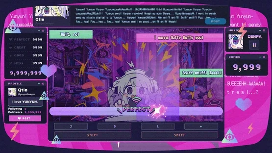 Yunyun Syndrome!?: Rhythm Psychosis screenshot 4