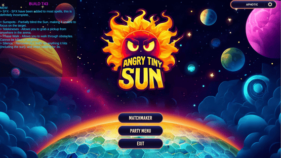 Angry Tiny Sun Screenshot
