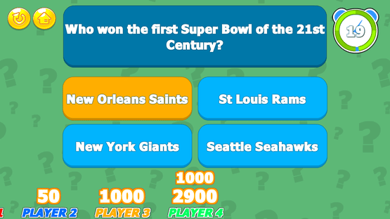 Super Bowl Trivia Challenge Screenshot