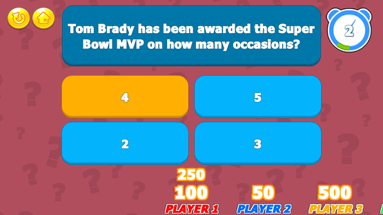 Super Bowl Trivia Challenge Screenshot