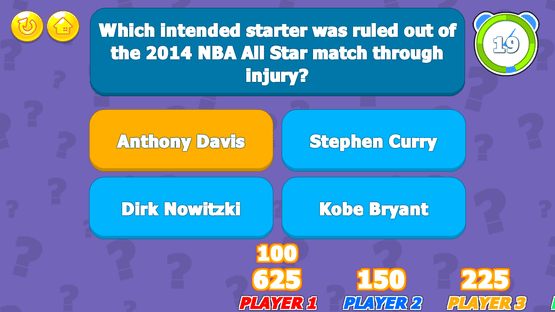 Basketball Trivia Screenshot