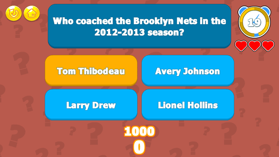 Basketball Trivia Screenshot