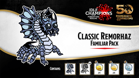 Idle Champions: Classic Remorhaz Familiar Pack Screenshot