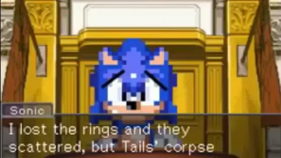 Phoenix Wright: Ace Attorney - Tails Abuse In Court screenshot 1