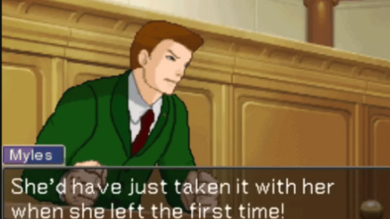 Myles Wright: Ace Attorney Screenshot