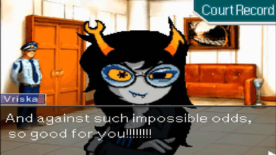 Terezi Pyrope: Ace Attorney Screenshot