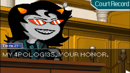 Terezi Pyrope: Ace Attorney Screenshot