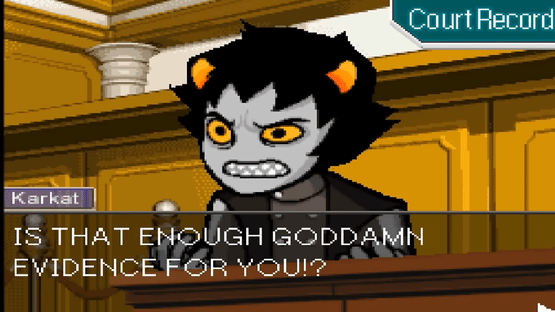 Terezi Pyrope: Ace Attorney Screenshot