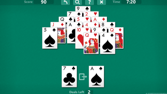 Pyramid Solitaire Screenshot