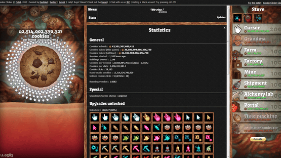 Cookie Clicker Screenshot