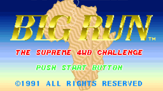 Jaleco Rally: Big Run - The Supreme 4WD Challenge Screenshot