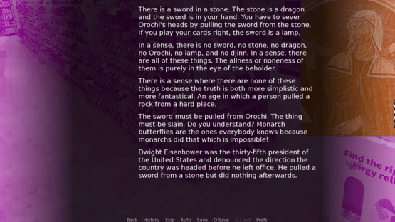 Purple Prose for Purple Hearts: **** the Witch Screenshot