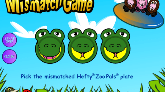 ZooPals Mismatch Game Screenshot