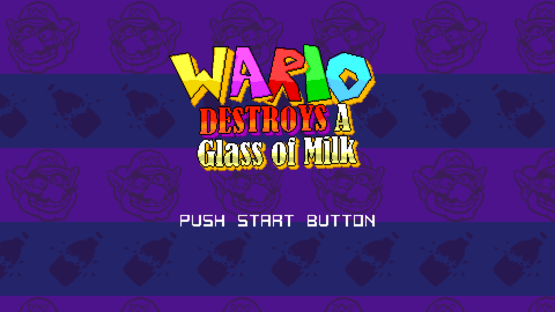 Wario Destroys A Glass of Milk Screenshot