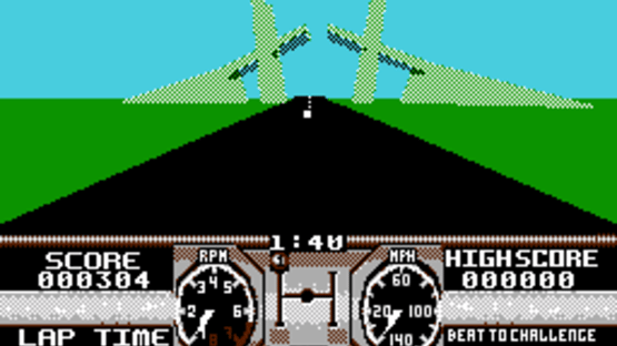 Hard Drivin' Screenshot