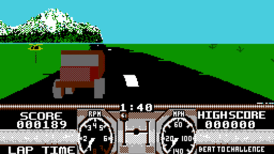 Hard Drivin' Screenshot