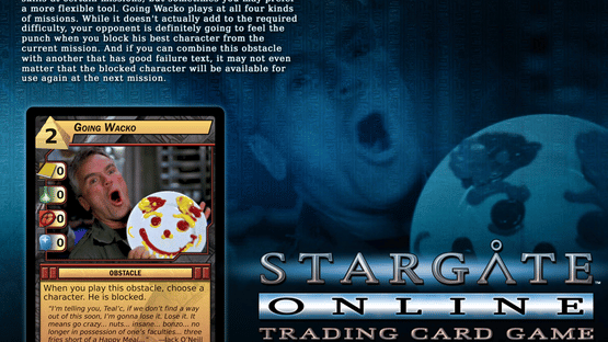 Stargate Online Trading Card Game Screenshot