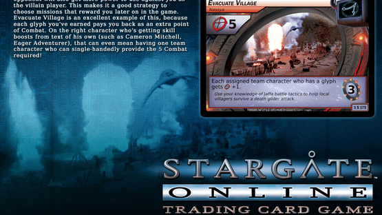 Stargate Online Trading Card Game Screenshot