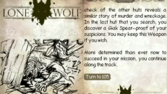 Lone Wolf DS I: Flight From The Dark screenshot 1