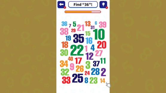 Brain Training!! Number Search Screenshot