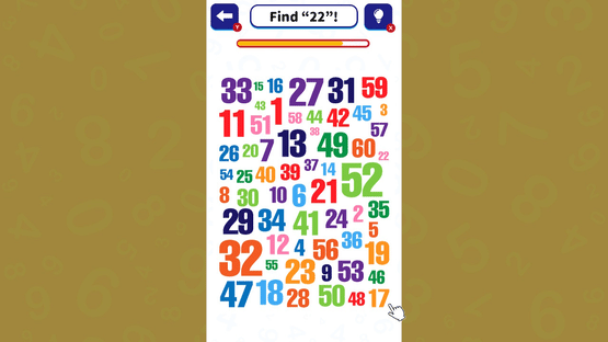 Brain Training!! Number Search Screenshot