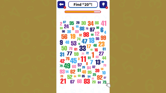 Brain Training!! Number Search Screenshot