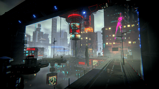 Cyberpunk Parkour Uprising Screenshot
