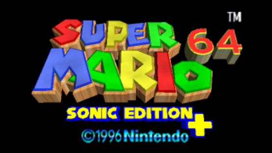 Super Mario 64: Sonic Edition Plus Screenshot