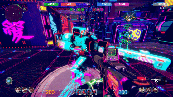 Neon Phonk Robots Screenshot