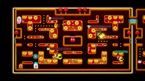 Pac-Man Mega Tunnel Battle: Chomp Champs - Lunar Animals Pac Screenshot