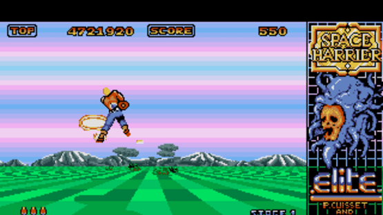 Space Harrier Screenshot