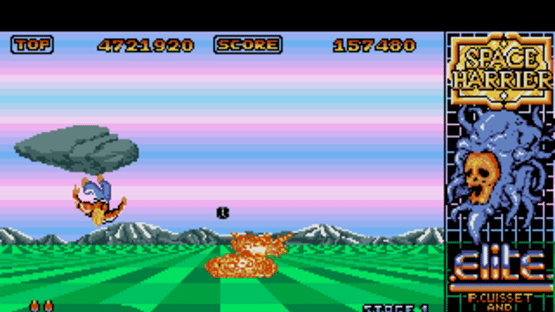 Space Harrier Screenshot