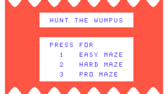 Hunt the Wumpus Screenshot