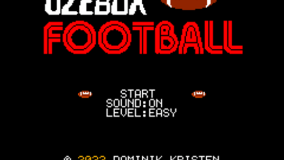 Uzebox Football Screenshot