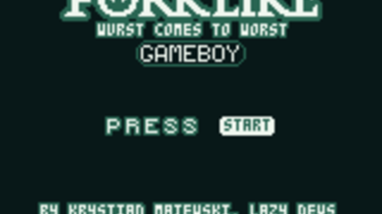 Porklike: Wurst Comes to Worst Gameboy Screenshot