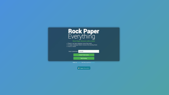 Rock Paper Everything Screenshot