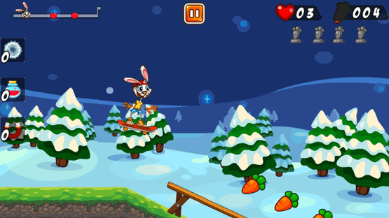 Rabbit on Skateboard Screenshot