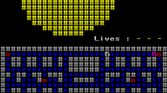 ASCII Pacman Screenshot