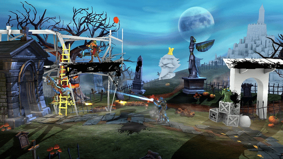 PlayStation All-Stars Battle Royale: Graveyard Screenshot