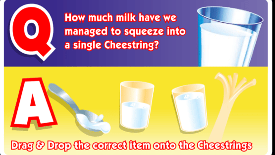 Cheestrings Quiz Screenshot