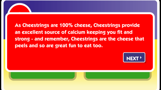 Cheestrings Quiz Screenshot