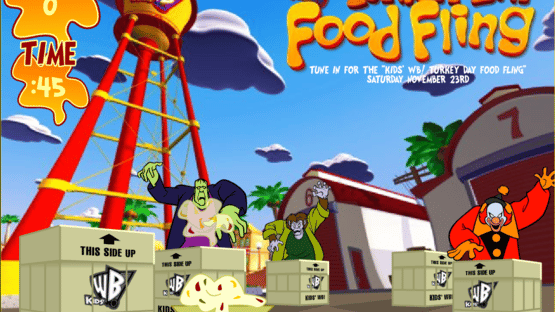 Kids' WB Turkey Day Food Fling Screenshot