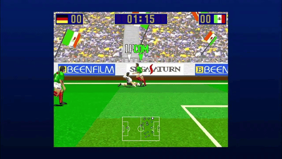 Virtua Striker Screenshot