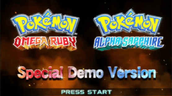 Pokémon Omega Ruby and Alpha Sapphire Special Demo Version Screenshot