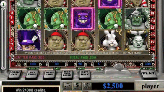 Slot Quest: Alice in Wonderland Screenshot