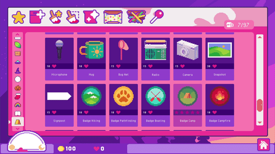 Sticky Business: Camp Zinnias Screenshot