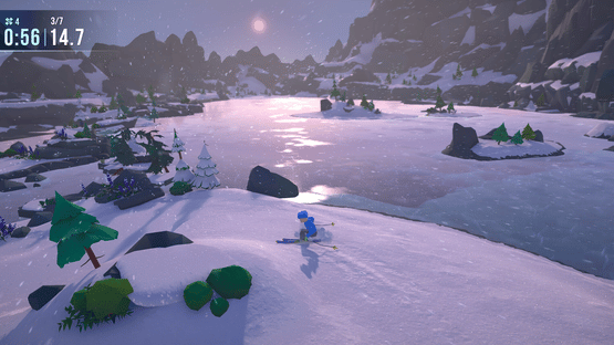 Lonely Mountains: Snow Riders Screenshot