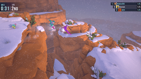 Lonely Mountains: Snow Riders Screenshot